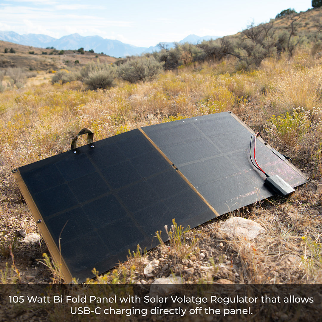 105 Watt Bi-Folding Solar Panel