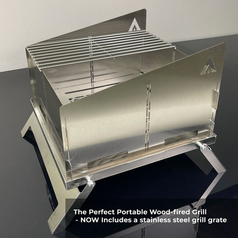 HighO2 Flat-pack Fire Pit & Grill