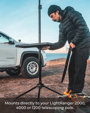 Outpost Table - 18” x 24” | Clamp-On Portable Table for