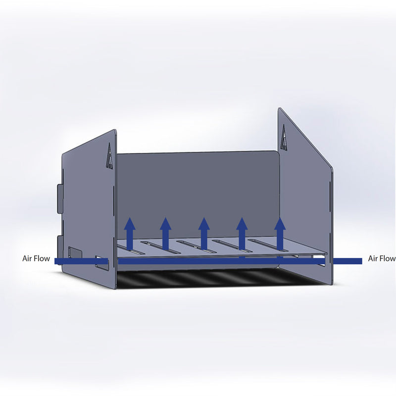 HighO2 Flat-pack Fire Pit & Grill